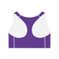 The Blerd Syndicate Sports Bra - Purple