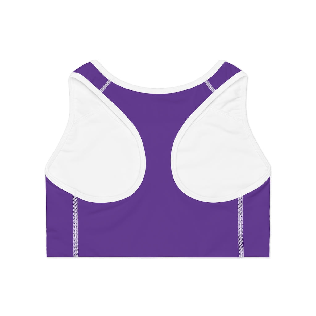 The Blerd Syndicate Sports Bra - Purple