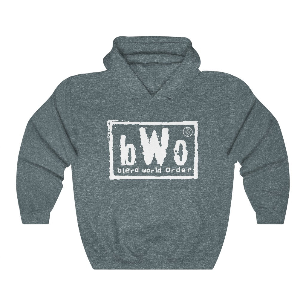 Blerd World Order Hoodie - White Logo