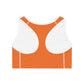 The Blerd Syndicate Sports Bra - Orange