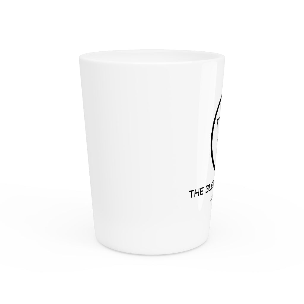 The Blerd Syndicate Shot Glass - White