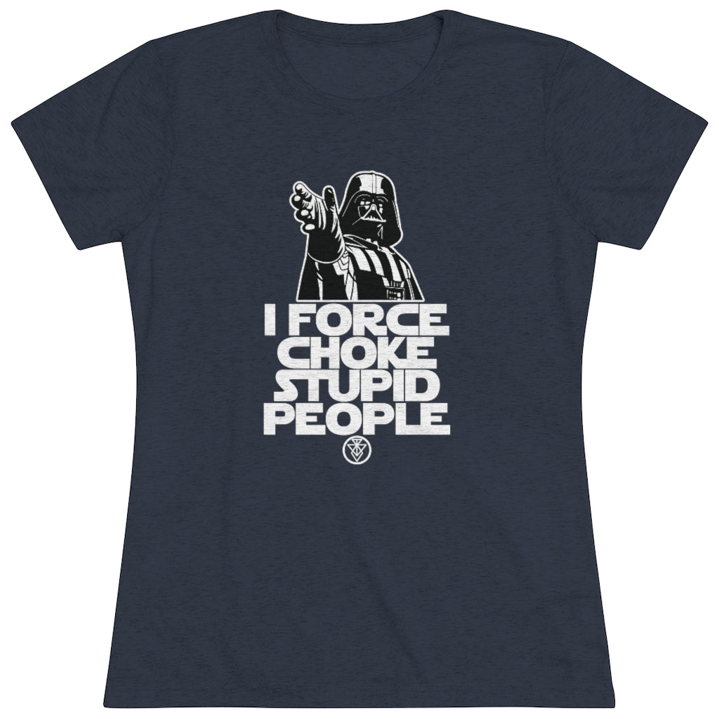 Darth Women's Tee - White Logo