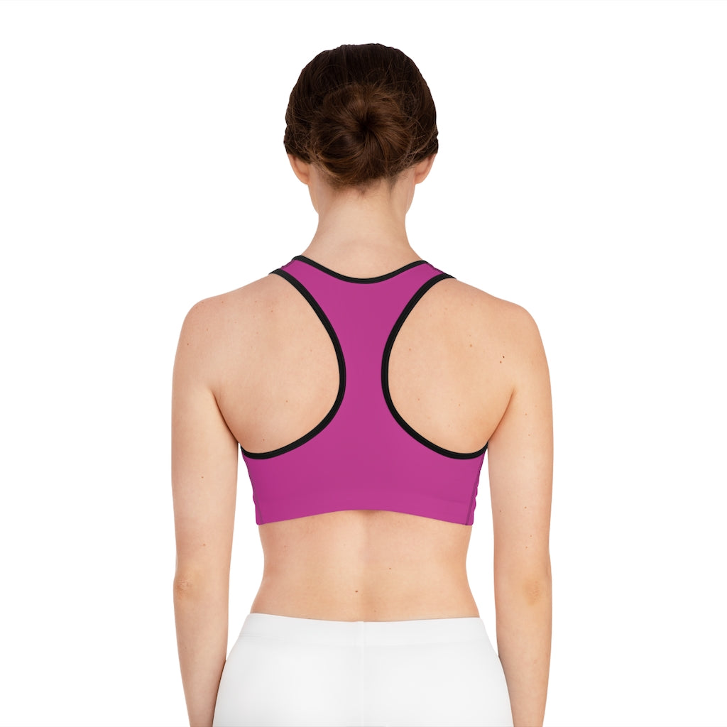 The Blerd Syndicate Sports Bra - Pink