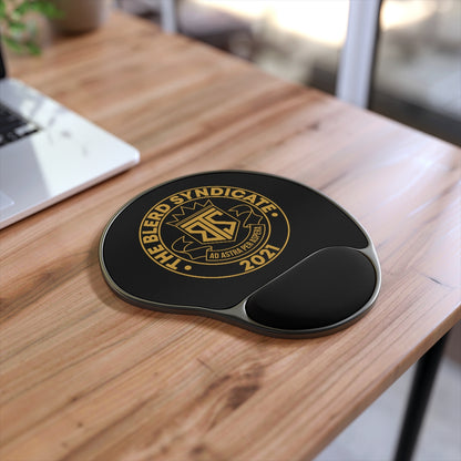 The Blerd Syndicate Mouse Pad With Wrist Rest