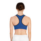 The Blerd Syndicate Sports Bra - Blue