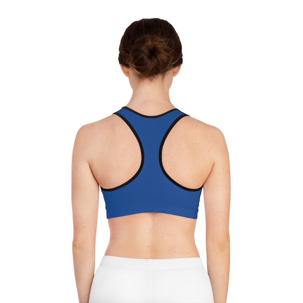 The Blerd Syndicate Sports Bra - Blue