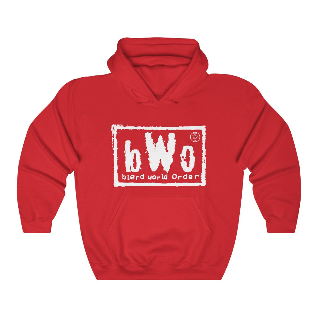 Blerd World Order Hoodie - White Logo