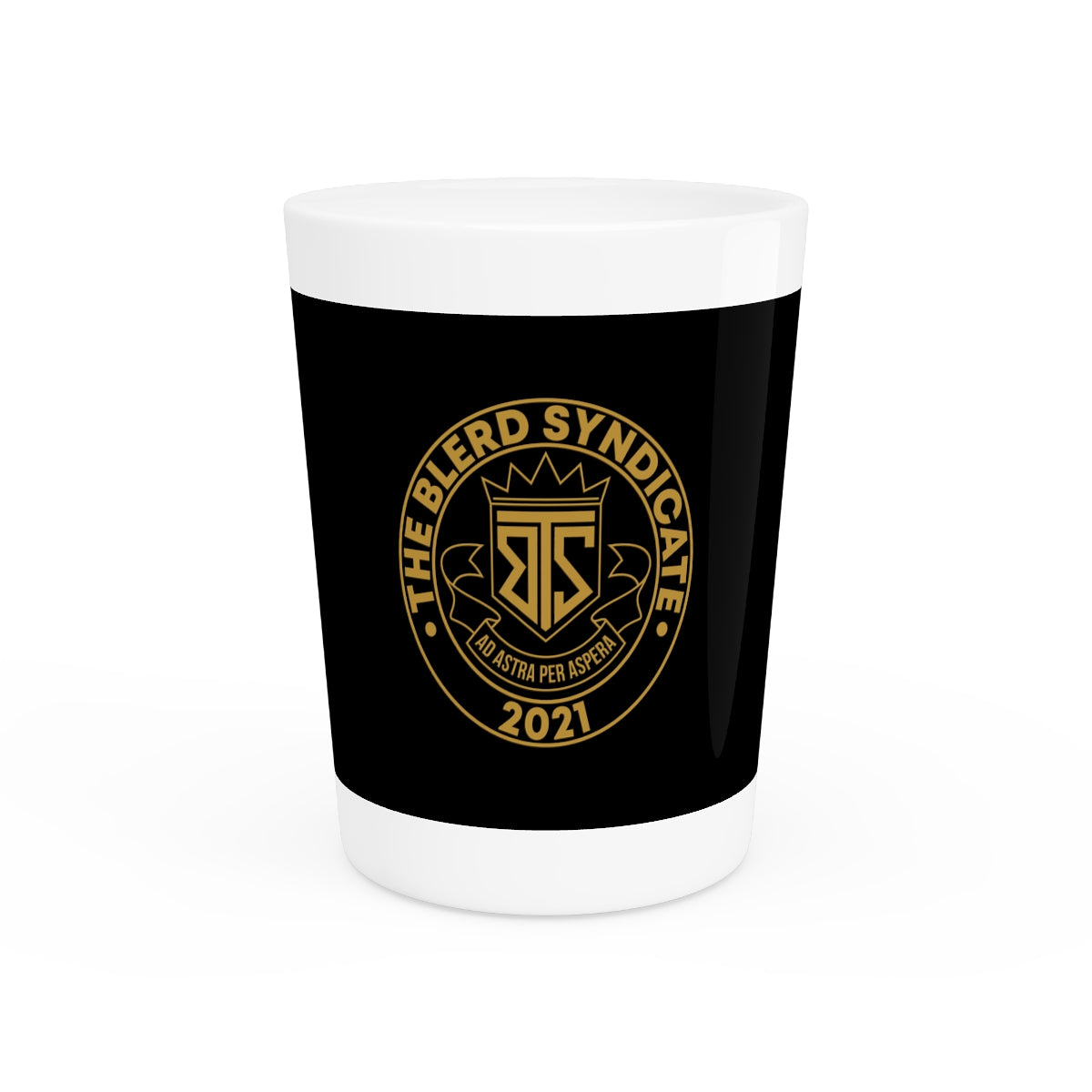 The Blerd Syndicate Shot Glass - Black