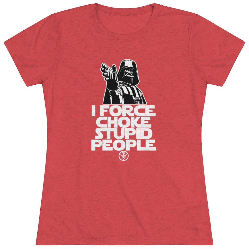 Darth Women's Tee - White Logo