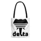 Delta White Tote Bag