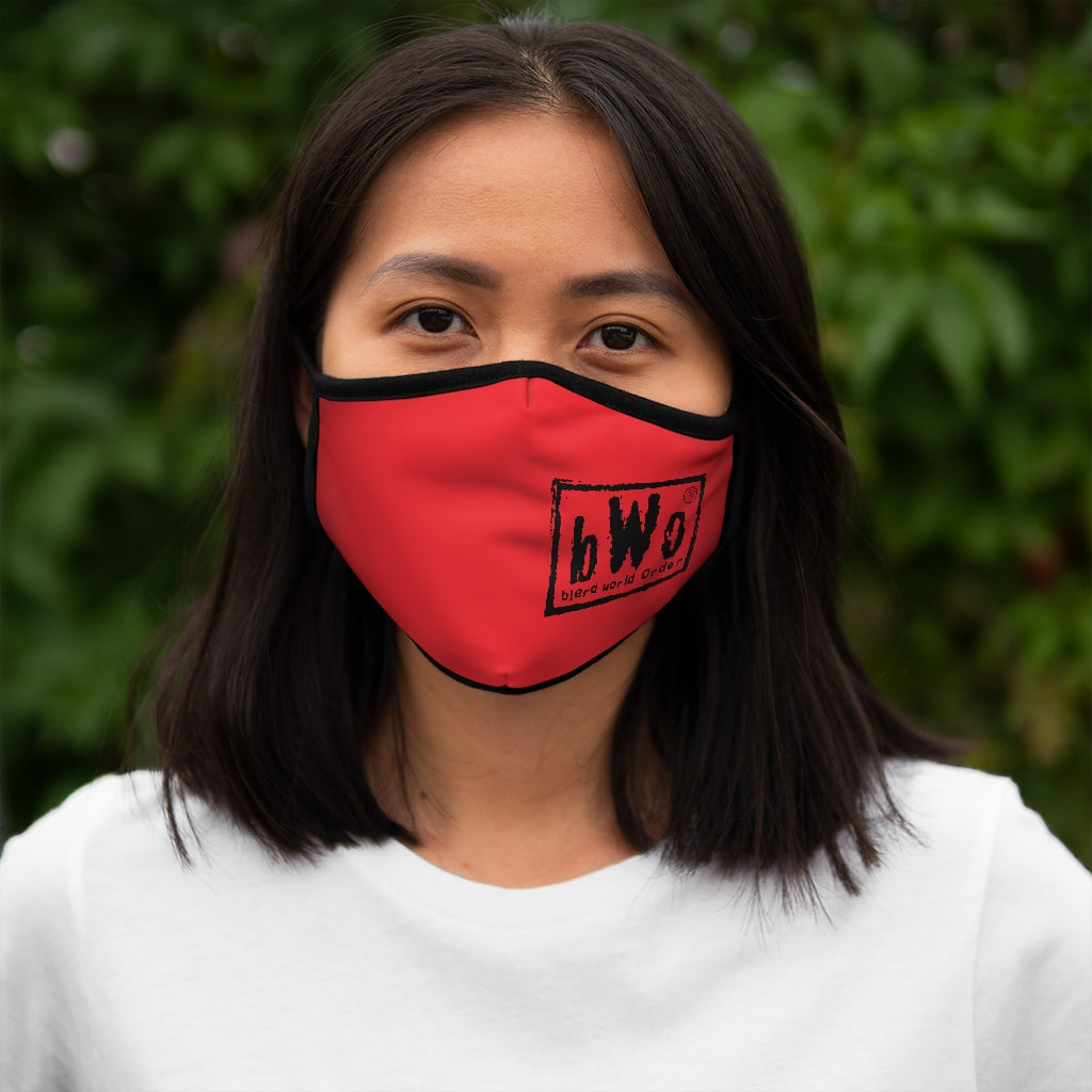 Blerd World Order Face Mask -Red