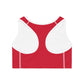 The Blerd Syndicate Sports Bra - Red