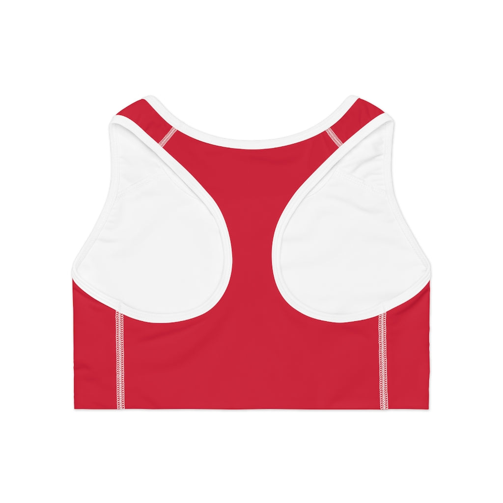 The Blerd Syndicate Sports Bra - Red