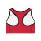 The Blerd Syndicate Sports Bra - Red