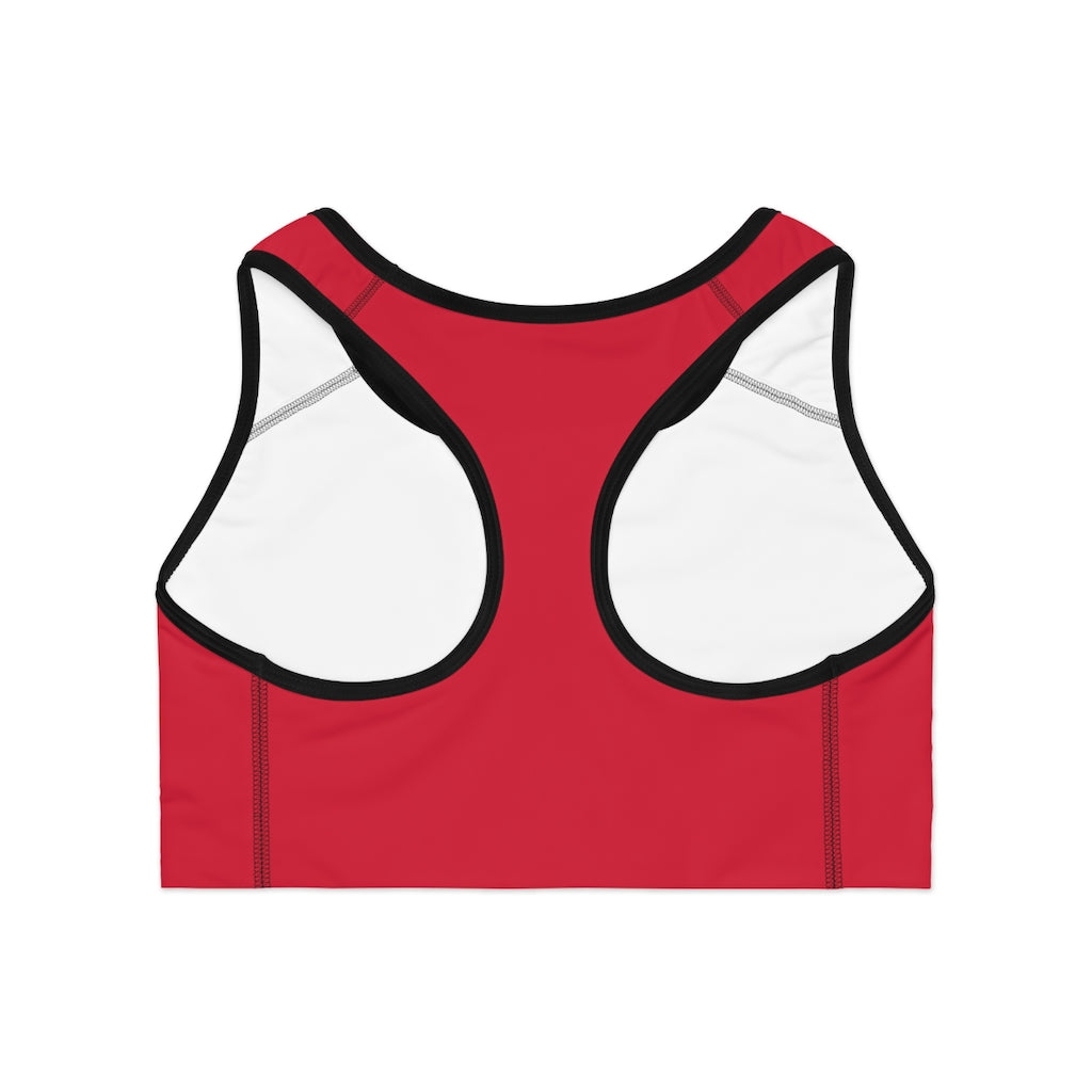 The Blerd Syndicate Sports Bra - Red