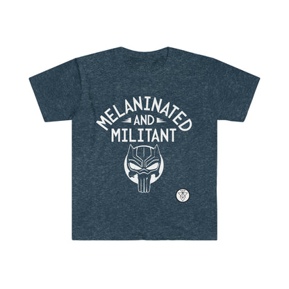 Melanined Tee - White Logo