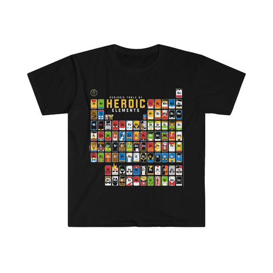 Heroic Periodic Table Men's Tee