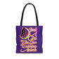 Anime Girl Tote Bag - Purple