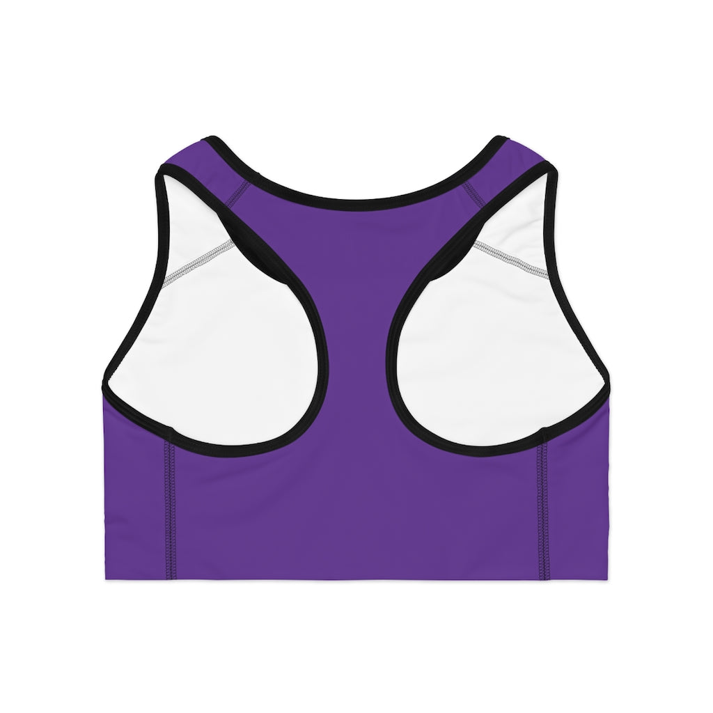 The Blerd Syndicate Sports Bra - Purple