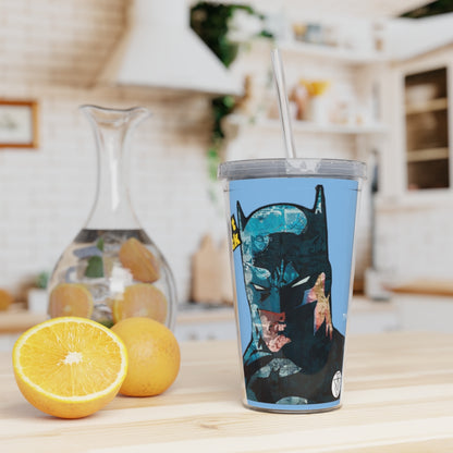 Bat Don't Crack Plastic Tumbler with Straw