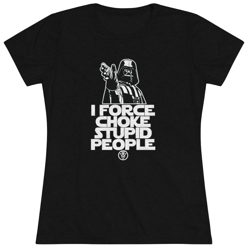 Darth Women's Tee - White Logo