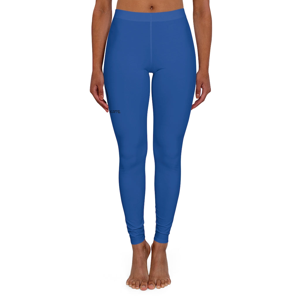 The Blerd Syndicate Spandex Leggings - Blue