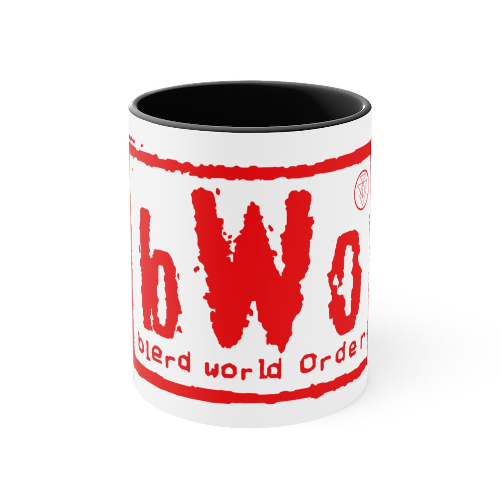 Blerd World Order Coffee Mug, 11oz - Red