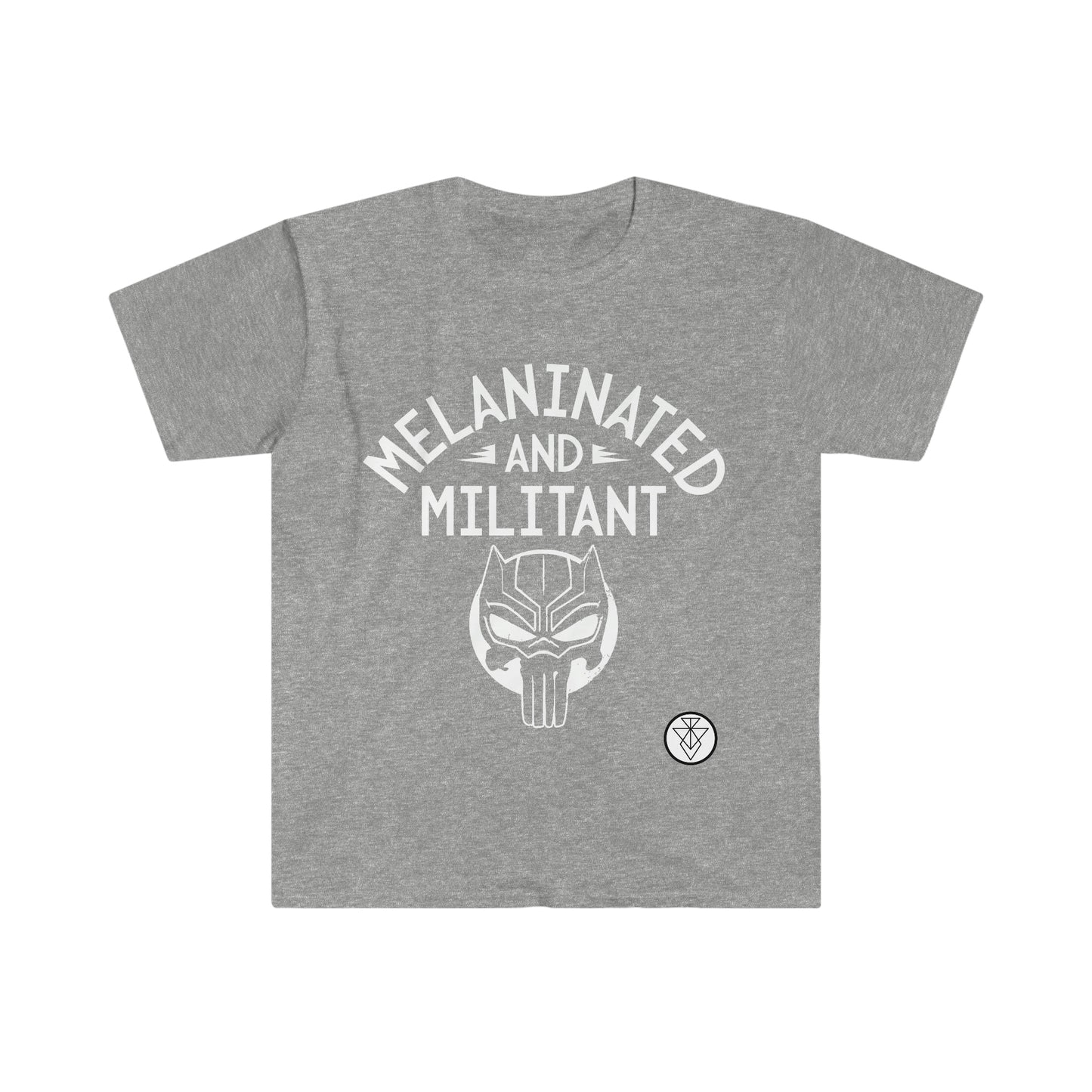 Melanined Tee - White Logo