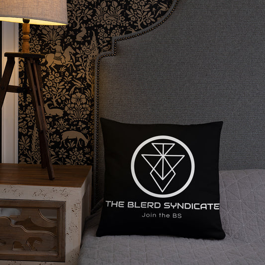 The Blerd Syndicate Pillow - Black