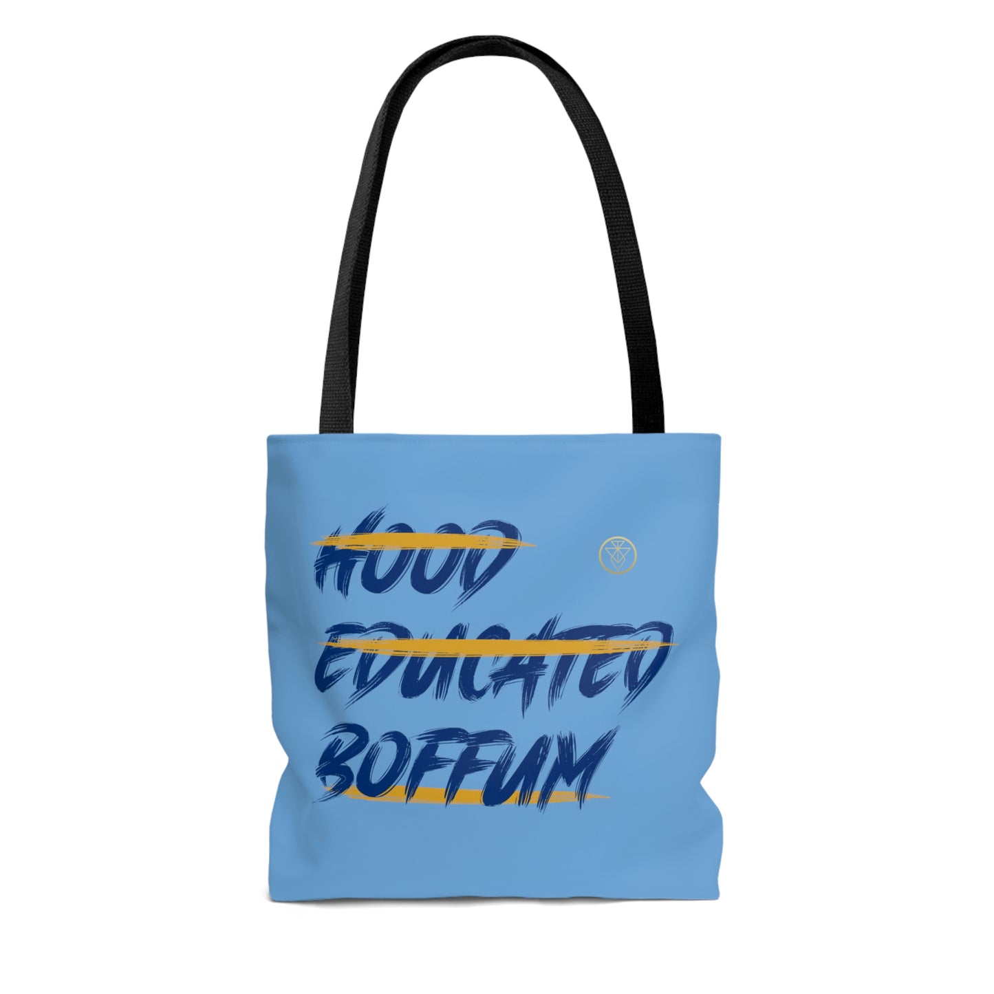 Boffum Tote Bag Blue & Gold -Baby Blue