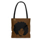 Melanin Tote Bag Brown Sugar
