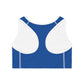 The Blerd Syndicate Sports Bra - Blue