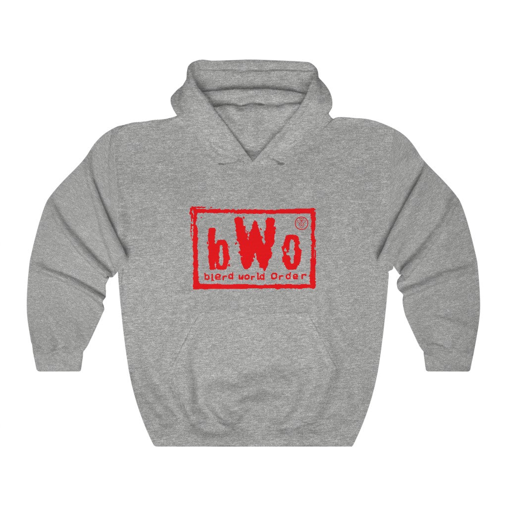 Blerd World Order Hoodie - Red Logo