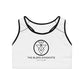 The Blerd Syndicate Sports Bra - B/W