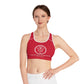 The Blerd Syndicate Sports Bra - Red