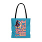 Anime Girl Tote Bag - Blue