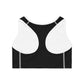 The Blerd Syndicate Sports Bra - B/W