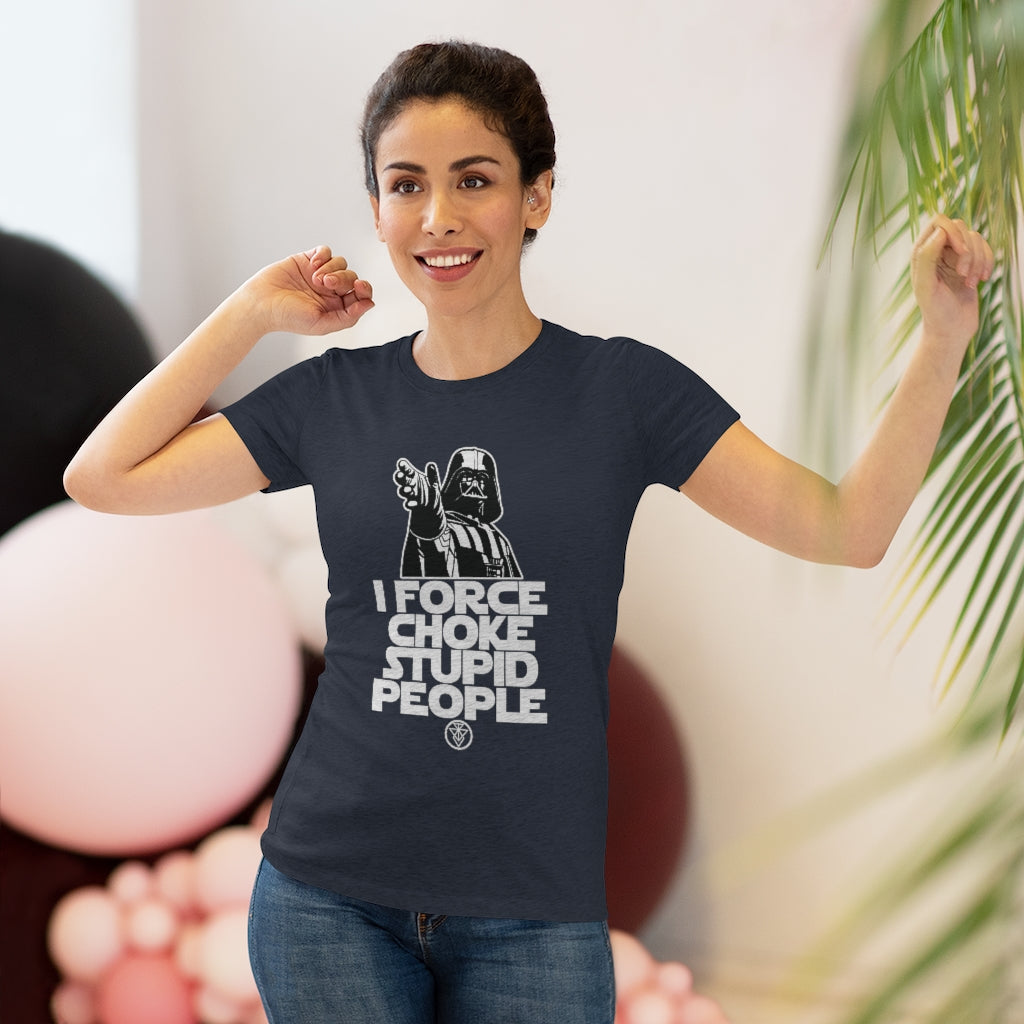 Darth Women's Tee - White Logo