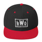 Blerd Word Order Snapback Hat - White Logo