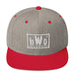 Blerd Word Order Snapback Hat - White Logo