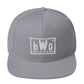 Blerd Word Order Snapback Hat - White Logo