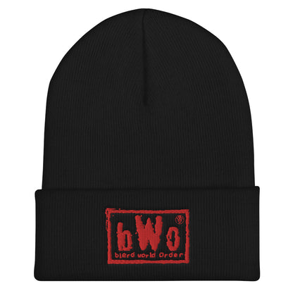 Blerd Word Order Cuffed Beanie