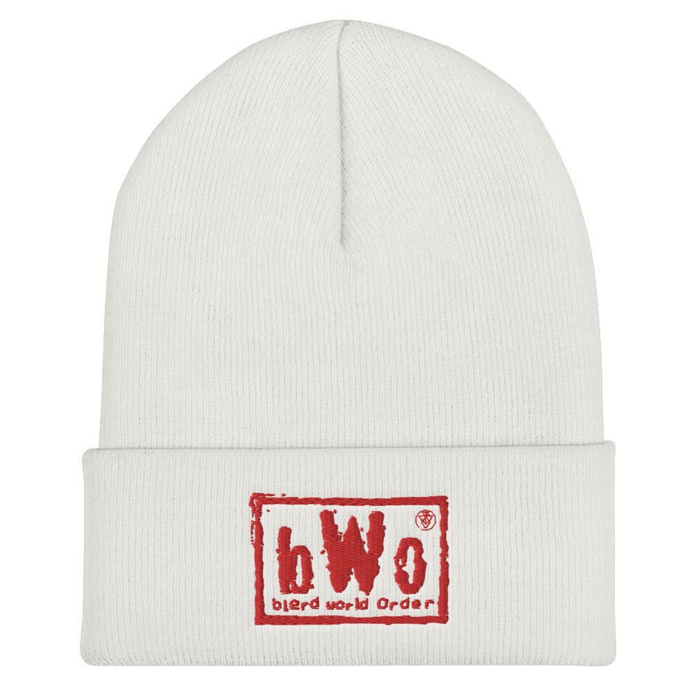 Blerd Word Order Cuffed Beanie