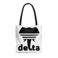 Delta White Tote Bag