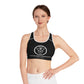 The Blerd Syndicate Sports Bra - B/W