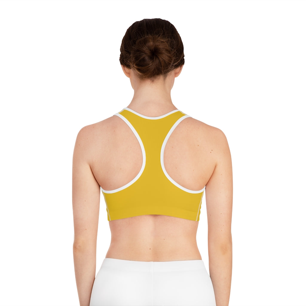 The Blerd Syndicate Sports Bra - Yellow