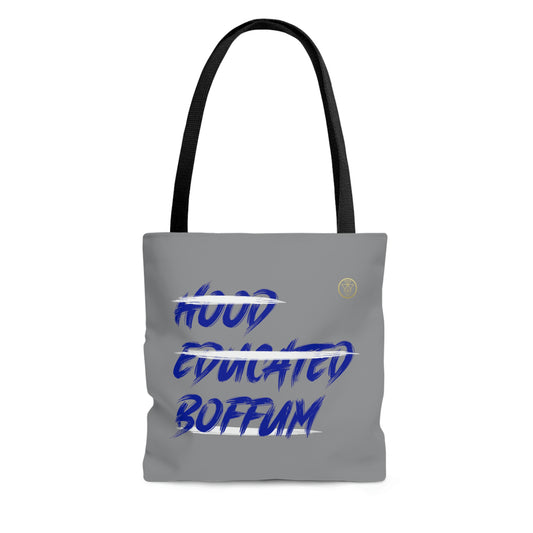 Boffum Tote Bag Blue & White -Grey