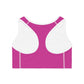 The Blerd Syndicate Sports Bra - Pink