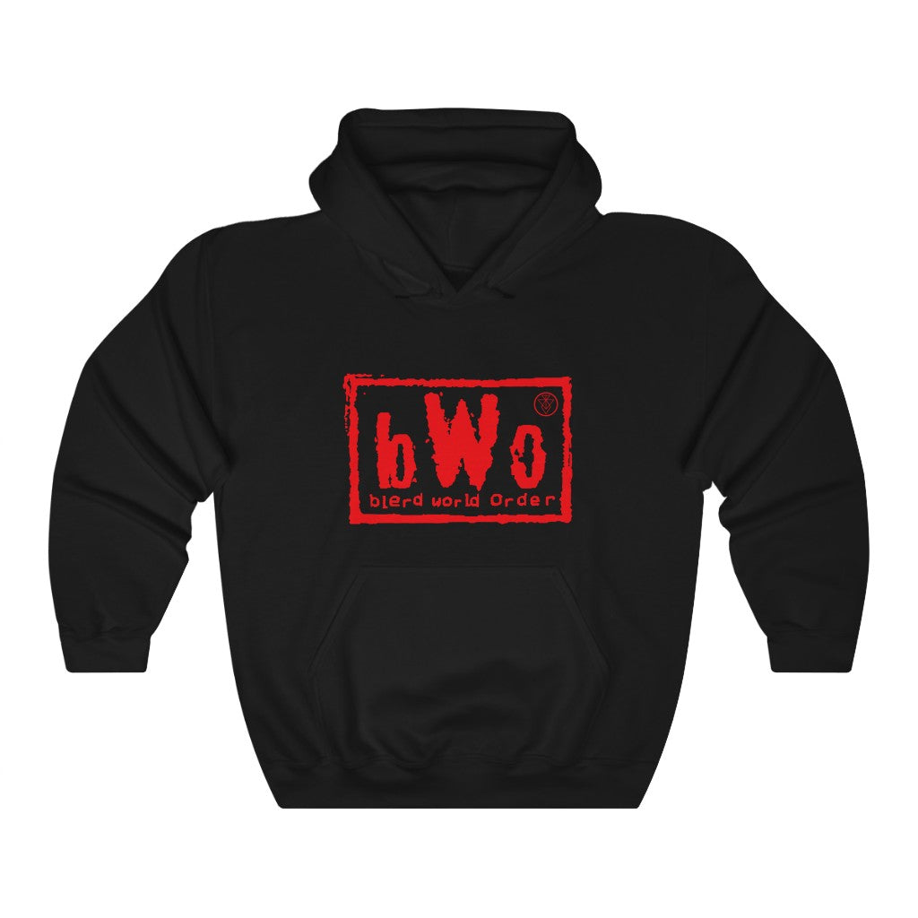 Blerd World Order Hoodie - Red Logo