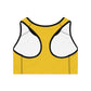 The Blerd Syndicate Sports Bra - Yellow